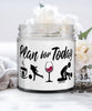 Funny Matball Candle Adult Humor Plan For Today Matball Wine 9oz Vanilla Scented Candles Soy Wax