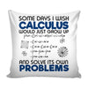 Funny Math Graphic Pillow Cover Some Days I Wish Calculus Would Just Grow Up