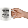 Funny Math Mug Friends Don't Let Friends Derive Drunk 11oz White Coffee Mugs