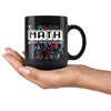Funny Math Mug Mental Abuse To Humans 11oz Black Coffee Mugs