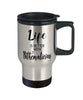 Funny Mathematician Travel Mug life Is Better With Mathematicians 14oz Stainless Steel