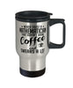 Funny Mathematician Travel Mug Never Trust A Mathematician That Doesn't Drink Coffee and Swears A Lot 14oz Stainless Steel