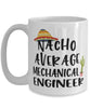 Funny Mechanical Engineer Mug Nacho Average Mechanical Engineer Coffee Cup 15oz White