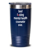 Funny Mental Health Counselor Tumbler B3st F-cking Mental Health Counselor Ever 20oz 30oz Stainless Steel