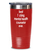 Funny Mental Health Counselor Tumbler B3st F-cking Mental Health Counselor Ever 20oz 30oz Stainless Steel