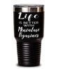 Funny Miniature Figurines Tumbler Life Is Better With Miniature Figurines 30oz Stainless Steel Black