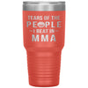 Funny MMA Tumbler Tears Of The People I Beat In Martial Artist Laser Etched 30oz Stainless Steel