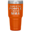 Funny MMA Tumbler Tears Of The People I Beat In Martial Artist Laser Etched 30oz Stainless Steel