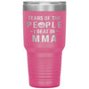 Funny MMA Tumbler Tears Of The People I Beat In Martial Artist Laser Etched 30oz Stainless Steel