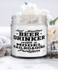 Funny Model Railroading Candle Just Another Beer Drinker With A Model Railroading Problem 9oz Vanilla Scented Candles Soy Wax