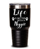 Funny Moggie Cat Tumbler Life Is Better With A Moggie 30oz Stainless Steel Black