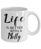 Funny Molly Fish Mug Life Is Better With A Molly Coffee Cup 11oz 15oz White