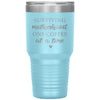 Funny Mom Tumbler Surviving Motherhood One Coffee At A Time Laser Etched 30oz Stainless Steel Tumbler