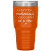 Funny Mom Tumbler Surviving Motherhood One Coffee At A Time Laser Etched 30oz Stainless Steel Tumbler