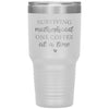 Funny Mom Tumbler Surviving Motherhood One Coffee At A Time Laser Etched 30oz Stainless Steel Tumbler