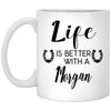 Funny Morgan Horse Mug Life Is Better With A Morgan Coffee Cup 11oz White XP8434