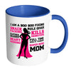 Funny Mothers Mug Super Hero Mom White 11oz Accent Coffee Mugs