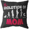 Funny Mothers Pillows The Evolution Of Mom
