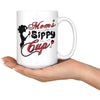 Funny Mothers Wine Mug Moms Sippy Cup 15oz White Coffee Mugs