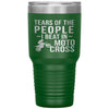 Funny Motocross Tumbler Tears Of The People I Beat In Motocross Laser Etched 30oz Stainless Steel