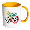 Funny Motorcycle Biker Mug Ride Faster White 11oz Accent Coffee Mugs