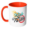 Funny Motorcycle Biker Mug Ride Faster White 11oz Accent Coffee Mugs