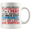 Funny Motorcycle Biker Prayer Mug As I Open Throttle Down 11oz White Coffee Mugs