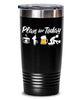 Funny Mountain Biker Tumbler Gift Adult Humor Plan For Today Mountain Biking 20oz 30oz Stainless Steel