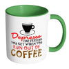 Funny Mug Depresso The Feeling You Get When White 11oz Accent Coffee Mugs