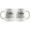 Funny Mug I Drink Coffee Like A Gilmore 11oz White Coffee Mugs