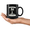 Funny Mug Spooning Leads To Forking 11oz Black Coffee Mugs