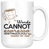 Funny Mug Words Cannot Espresso How Much You Mean To Me 15oz White Coffee Mugs