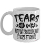 Funny Multi/Interdisciplinary Studies Professor Teacher Mug Tears Of My Multi/Interdisciplinary Studies Students Coffee Cup White