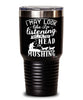 Funny Musher Tumbler I May Look Like I'm Listening But In My Head I'm Mushing 30oz Stainless Steel Black