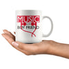 Funny Music Lover Mug Music Is My Boyfriend 11oz White Coffee Mugs