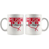 Funny Music Lover Mug Music Is My Boyfriend 11oz White Coffee Mugs