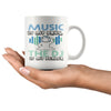 Funny Music Mug Music Is My Drug The DJ My Dealer 11oz White Coffee Mugs