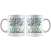 Funny Music Mug Music Is My Drug The DJ My Dealer 11oz White Coffee Mugs