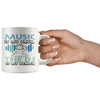 Funny Music Mug Music Is My Drug The DJ My Dealer 11oz White Coffee Mugs