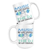 Funny Music Mug Music Is My Drug The DJ My Dealer 15oz White Coffee Mugs