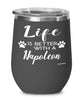 Funny Napoleon Cat Wine Glass Life Is Better With A Napoleon 12oz Stainless Steel Black