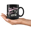 Funny Napping Mug Nap Time Is My Happy Hour 11oz Black Coffee Mugs