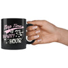 Funny Napping Mug Nap Time Is My Happy Hour 11oz Black Coffee Mugs