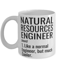 Funny Natural Resources Engineer Mug Like A Normal Engineer But Much Cooler Coffee Cup 11oz 15oz White