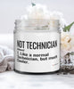 Funny NDT Technician Candle Like A Normal Technician But Much Cooler 9oz Vanilla Scented Candles Soy Wax