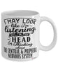 Funny Neurosurgeon Mug I May Look Like I'm Listening But In My Head I'm Thinking About The Central & Pripheral Nervous System Coffee Cup White