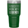 Funny New Job Promotion Retirement Tumbler for Co worker I Used To Work With Legends Laser Etched 30oz Stainless Steel Tumbler