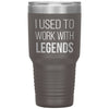 Funny New Job Promotion Retirement Tumbler for Co worker I Used To Work With Legends Laser Etched 30oz Stainless Steel Tumbler