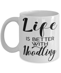Funny Noodling Mug Life Is Better With Noodling Coffee Cup 11oz 15oz White