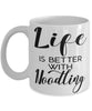 Funny Noodling Mug Life Is Better With Noodling Coffee Cup 11oz 15oz White